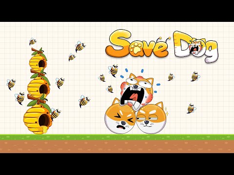 30s Save The Dog: Draw puzzle game - Gameplay7 Hole puzzle- Play now for free 1920x1080