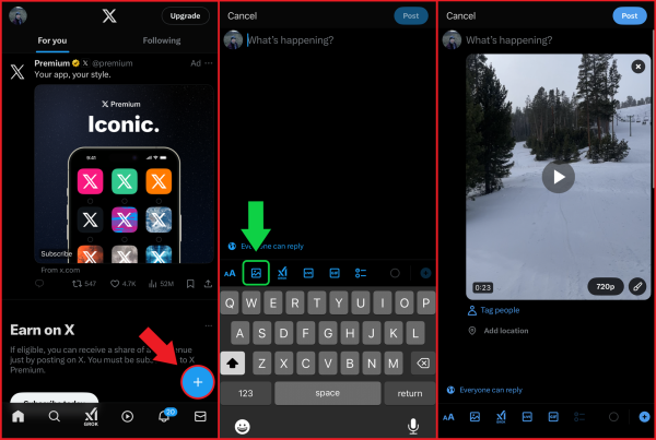 How to Post Videos on X？