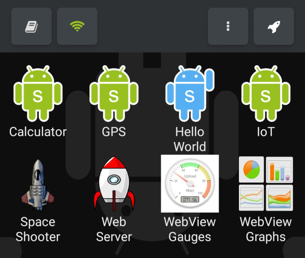 DroidScript: JS and Python IDE