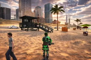 Green Rope Hero: Vegas City