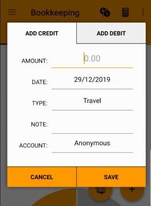 Bookkeeper: Track Your Finance