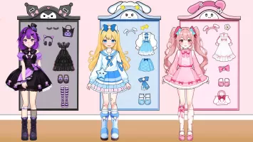 Anime Dress Up and Makeup Game