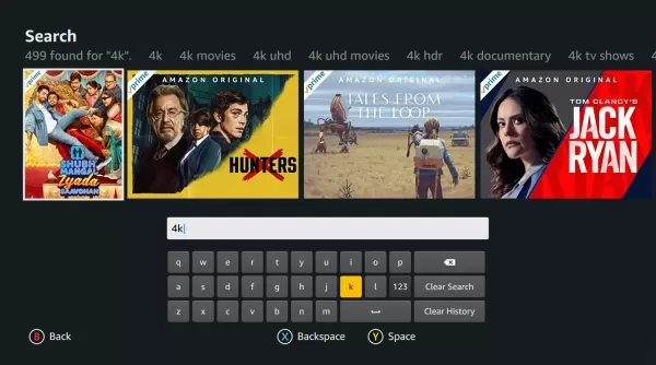 How does one go about watching 4K movies offered by Amazon Prime?