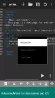 anWriter HTML editor
