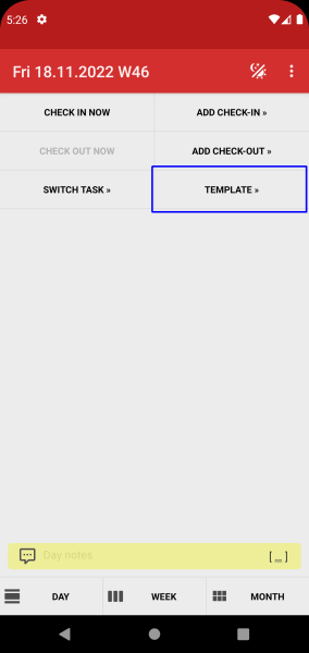 Time Recording - Timesheet App