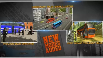 Police Bus Driving Game 3D