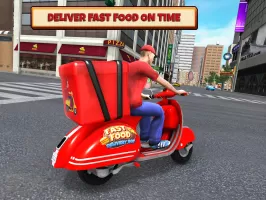 Fast Food Delivery Bike Game