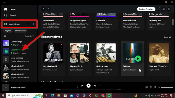 How to add local files to your Spotify?