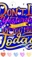 Graffiti Quote Color by number