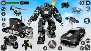 Incredible Robot Game Car Game