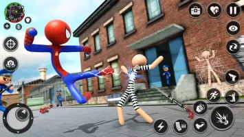 Spider Stick Hero Prison Break