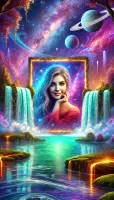 Waterfall Photo Frames Editor