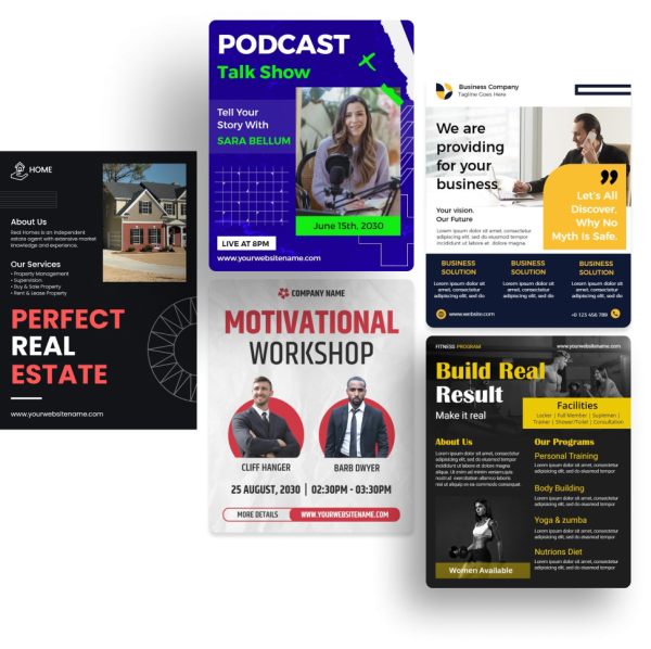 Flyers, Poster Maker, Design