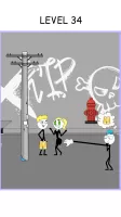 Thief Stick Puzzle: Man Escape