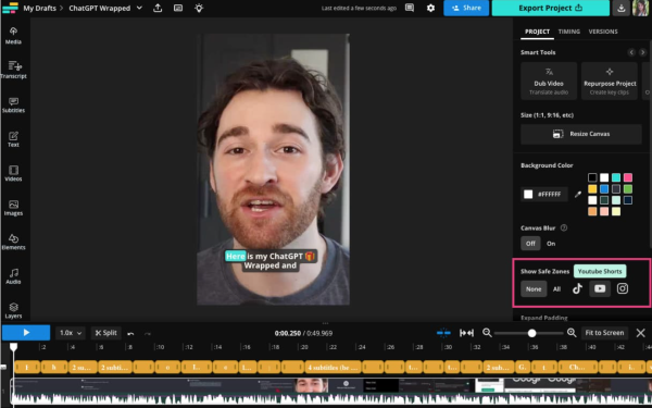 How to Automatically Add Captions to YouTube Shorts？