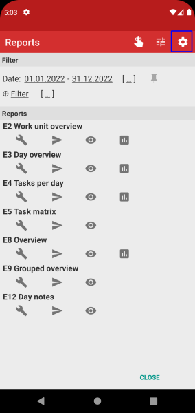 Time Recording - Timesheet App