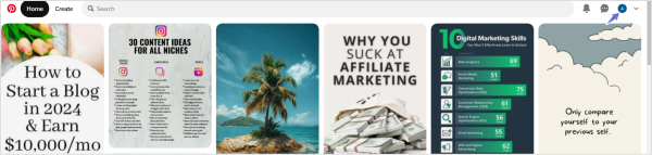 How to create a pinterest board?