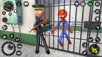 Spider Stick Hero Prison Break