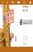 3D Saxophone Fingering Chart