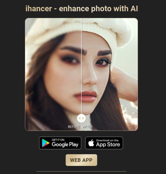 ihancer - AI image enhancer