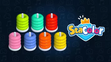 Stacolor: Hoop Stack Ring Game