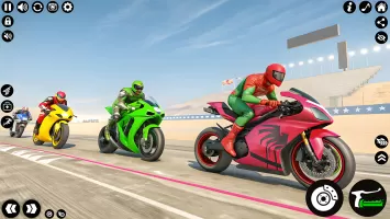 Superhero Bike Stunt Games 3D