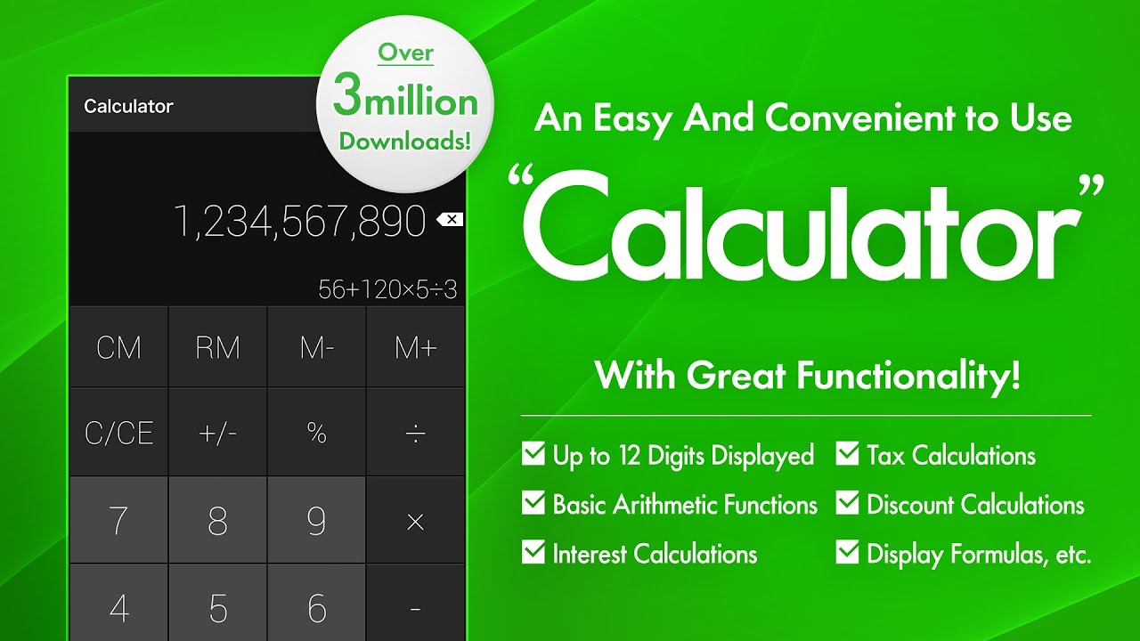 Calculator - Simple & Stylish