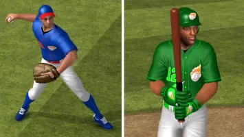 Baseball Game On