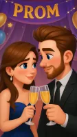 College Prom Party Love