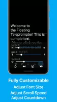 Teleprompter: Floating Notes