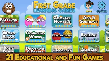 First Grade Learning Games