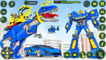 Dino Transform Robot Car Game