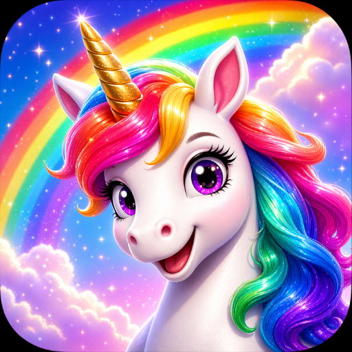 Unicorn Glitter Coloring Book