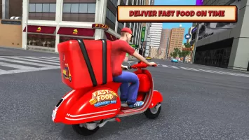 Fast Food Delivery Bike Game
