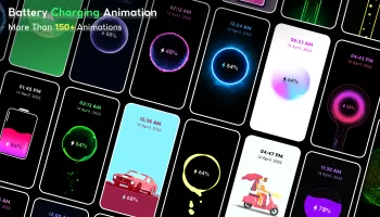 charging animation lock screen