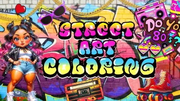 Street Art-Color by number