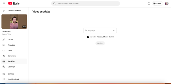 How to use YouTube's AI Auto Dubbing?