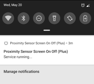 Proximity Sensor Screen Lock