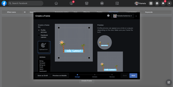 How to Make a Facebook Profile Picture Frame？