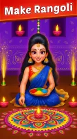 Indian Doll Diwali Celebration