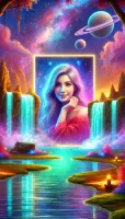 Waterfall Photo Frames Editor