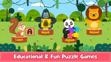 Animal Puzzle & Games for Kids