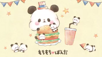 Wallpaper MOCHI MOCHI PANDA
