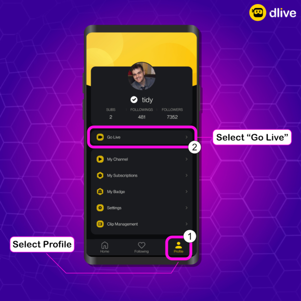 DLive · Your Stream Your Rules