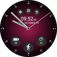 Black Classic Watch Face