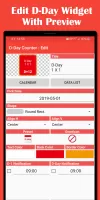D-Day Counter & Memo Widget