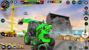 JCB Backhoe Loader Driving