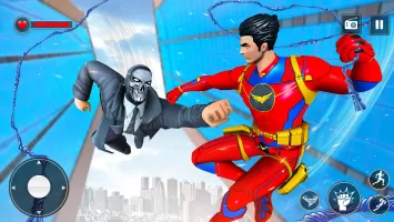 Rope Hero Superhero Flying