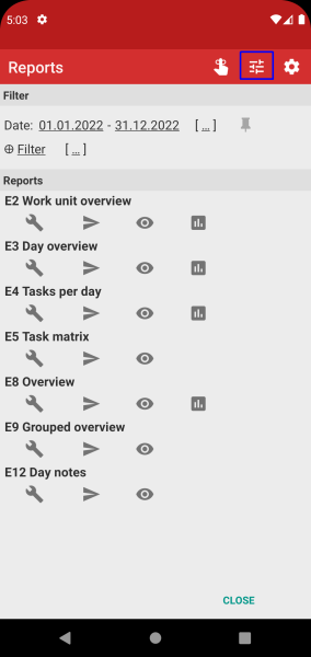 Time Recording - Timesheet App
