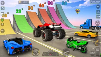 Superhero Game: Ramp Car Stunt